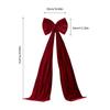Big Christmas Tree Bow 20 X 71 Inch Outdoor Extra Large Velvet Room Decor Bow Ornament Home Decor For Door Wall Wedding