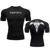 Men Compressed Fitness High Elasticity Comfortable Running Gym Sports Comfortable Quick Dry T-shirt Summer Moisture-Wicking Breathable Tees