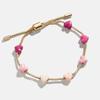 Children'S Colorful Heart Gradient Bracelet Ins Able Wrist Chain For Gilrs Party Jewelry Gift