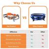 Orange Transfer Gait Belt Assist Secure Walking Device Gait Transfer Belt for Patients Ambulation Medical Supplies