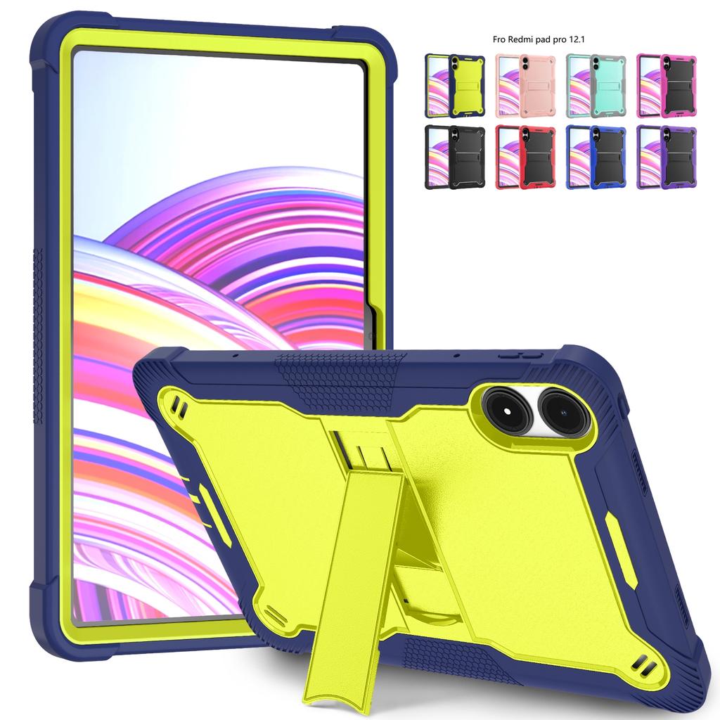 Armor Case For Redmi Pad Pro 12.1 Inch POCO Pad 12.1" Kids Tablet Cover Hard PC Stand Shockproof Shell Kickstand