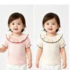 Toddler Girls' Ruffle Lace Collar Short-Sleeve Cotton T-Shirt (Ages 1-3) 2026