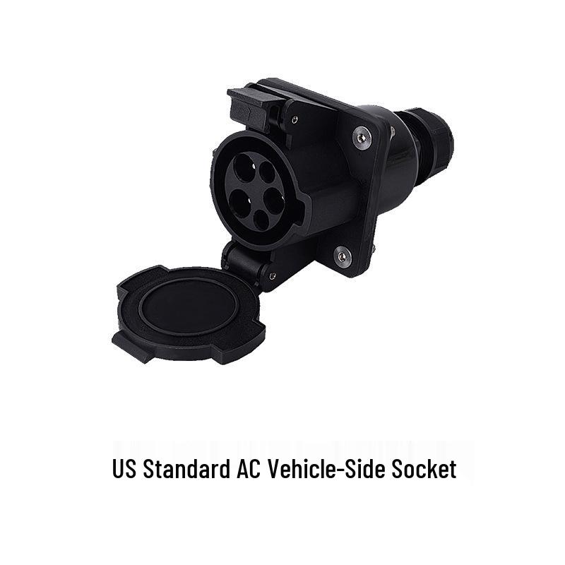 New Energy Vehicle AC/DC Charging Socket with Euro/US Connector