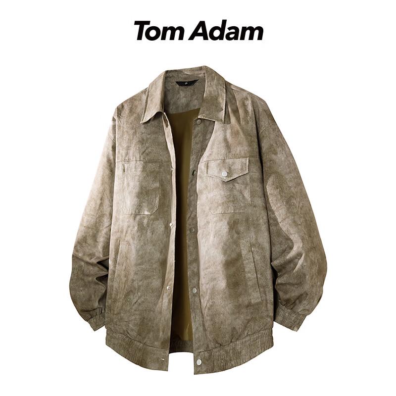TOM ADAM 2025 Autumn Loose Fit Tie-Dye Workwear Jacket