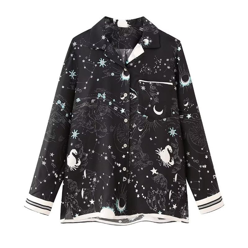 

Women s Fashion Style Fashion Trendy Silk Satin Textured Shirt Shirt XS