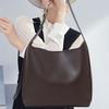Urban Simple Large-Capacity Tote Bag Women'S New Fashion Sense Commuter Shoulder Underarm Bag Versatile Bucket Bag
