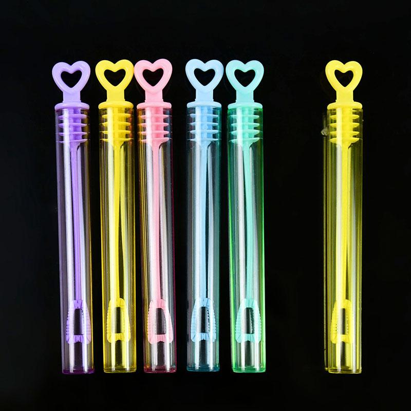 10/12/24 stk Fargerik boblesåpeflaske Hjertestav Tomt rør Barn Bursdagsfest Favoritter Pinata Filler Leker Bryllupsgaver til gjest