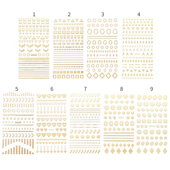 Nail Sticker Geometry Shape Eco-Friendly Nail Tools