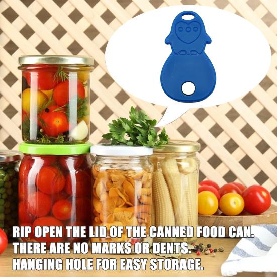 Jar Opener for Bottles And Cans Heavy-duty Can Lid Lifter with Hanging Hole Easy Lid Opening Tool Compact Kitchen Gadget for Arthritis