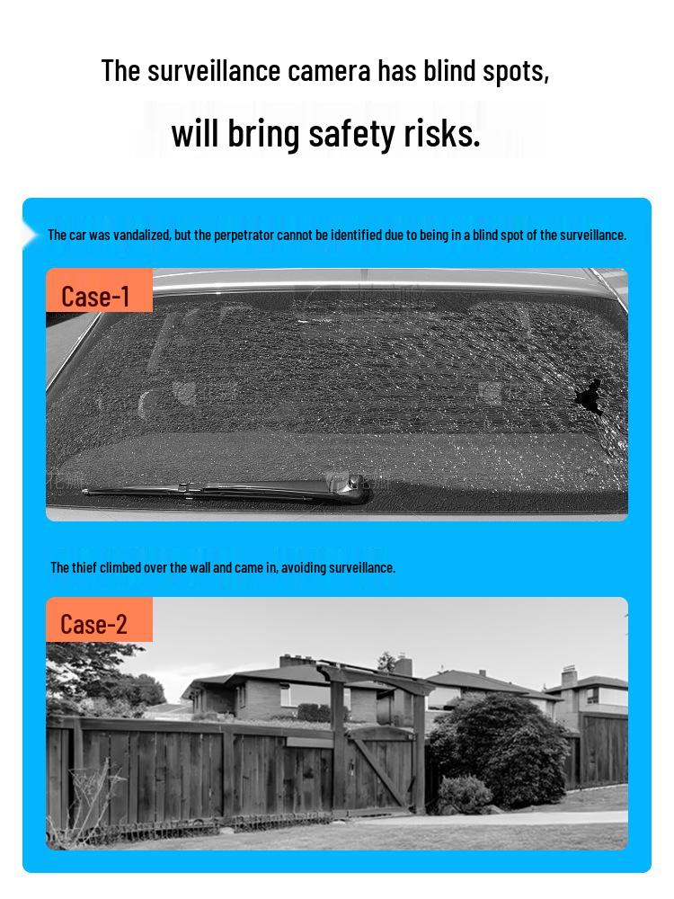 AOV Solar-Powered 4G Outdoor Surveillance Camera with Triple-Lens All-Day Recording