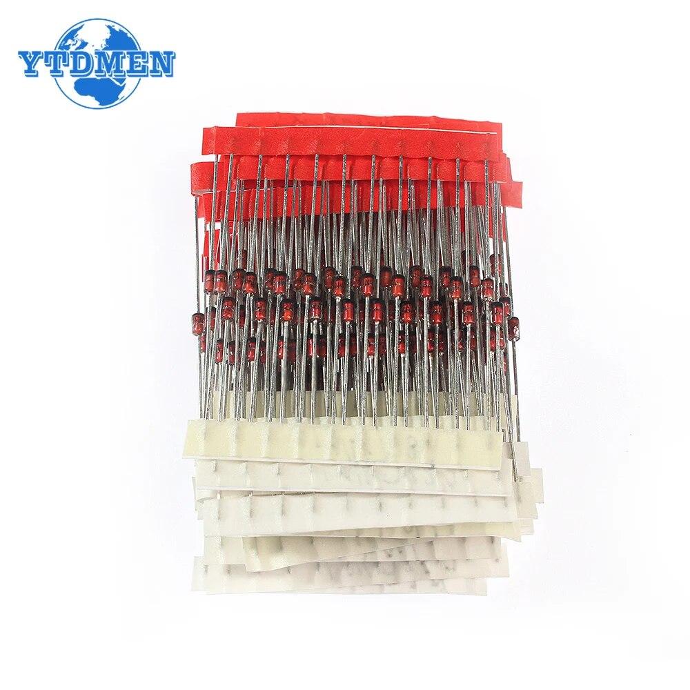 250 buc. Diodă Zener 1W 3V-33V Seria 1N47 Kit diode regulatoare de tensiune 3V 3V3 3V6 3V9 4V3 4V7 5V1 5V6 6V2 6V8 7V5 10V 20V 33V