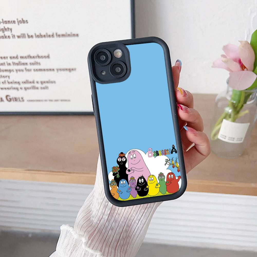 Cute Cartoon Barbapapa For iPhone 17 16 15 14 13 12 11 Pro Max Plus Phone Case Covers
