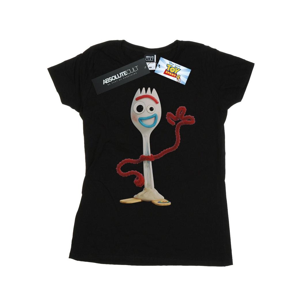 Disney Womens/Ladies Toy Story 4 Forky Cotton T-Shirt