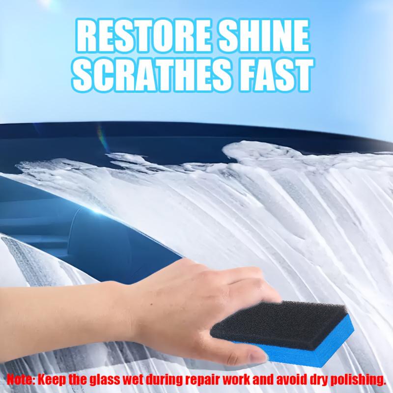 80ml Oxidized Glass Polishing Powder - Nano Scratch Repair, Professional Polishing Agent for Bathrooms, Rvs, and Mirrors, Instant Cle