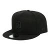 [New Era] Cap 9FIFTY Men's Major League Baseball Cap Snapback Brand Detroit Tigers Black X Black Small Logo [Used]