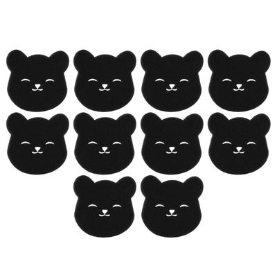 Removedor de pelo de mascotas para lavandería, lindo oso negro en forma de lavadora reutilizable, atrapapelos de perro para
