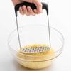 Potato Masher with Anti-Slip Rubber Handle U-Shaped Design Potatoes Masher Uniform Mesh Masher for Sweet Potatoes Pumpkin Beans