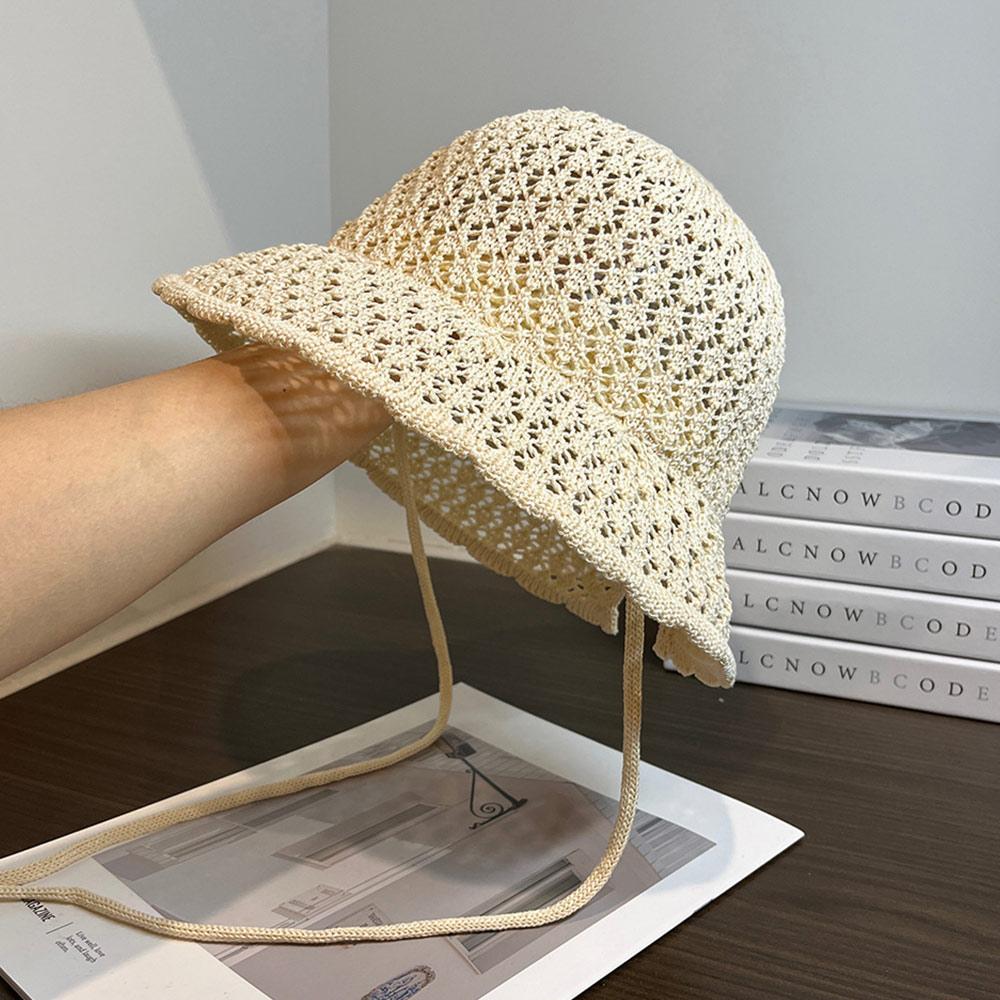 Sweet Loli Straw Hat Quick Drying Sunshade Cap Fashion Sun Hat  for Women Spring and Summer