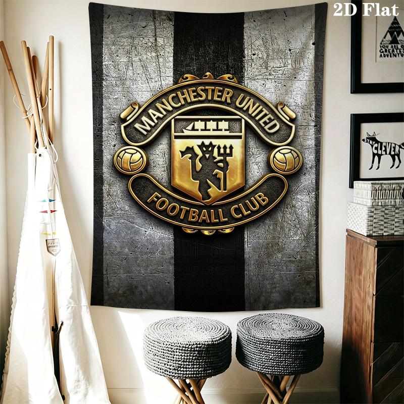 Manchester Logo Threepiece Set 1 Duvet Cover 2 Pillowcase Without Core Duvet Cover And Pillowcase Soft And Comfortable