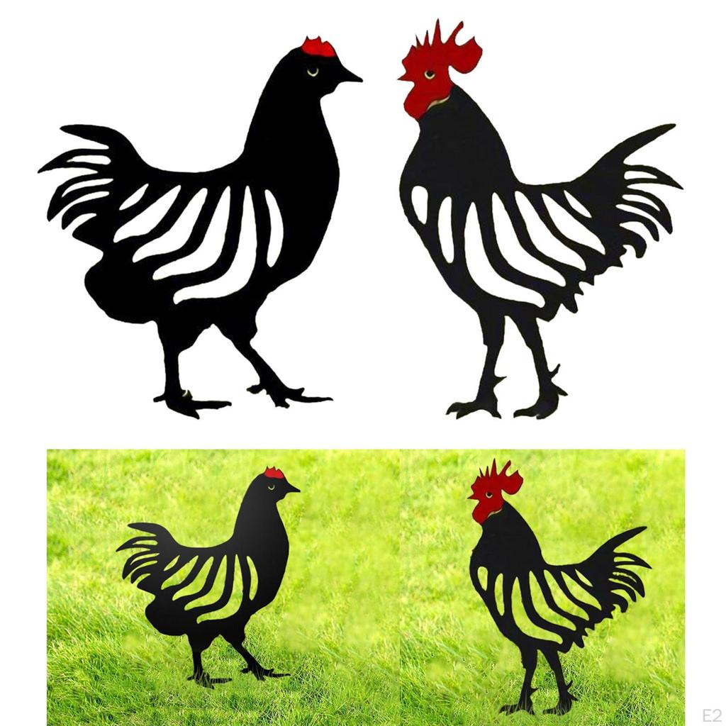 Hen And Shaped for Outdoor Decors Decorative Lawn Ornaments