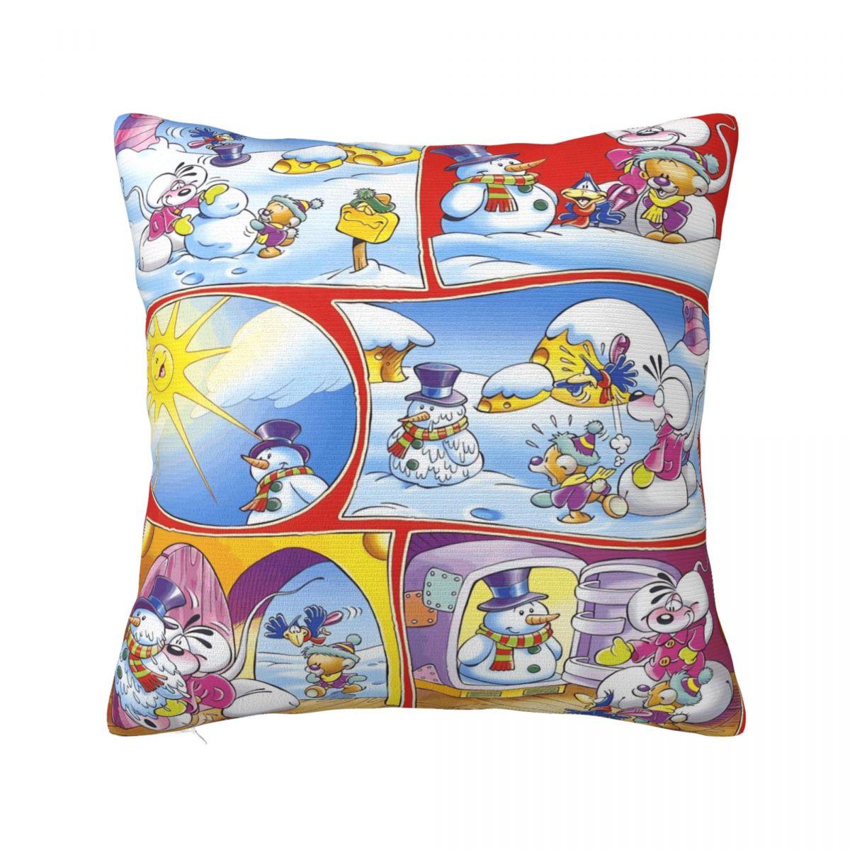 Наволочка Мультяшная Diddl Diddlina Чехол на Подушку Винтажный Чехол на Подушку Для Дивана Машины Домашний Декор Наволочки 30cmx30cm