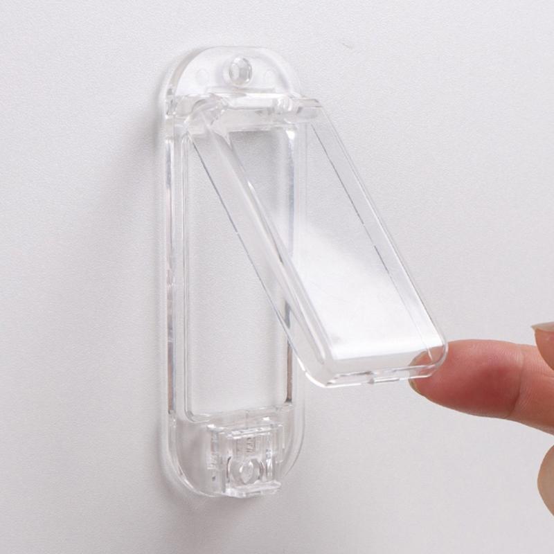 Plastic Light Switches Guard Cover Replacement Rocker Switches Cover Home Protections Wall Switches Guard Simple Installation
