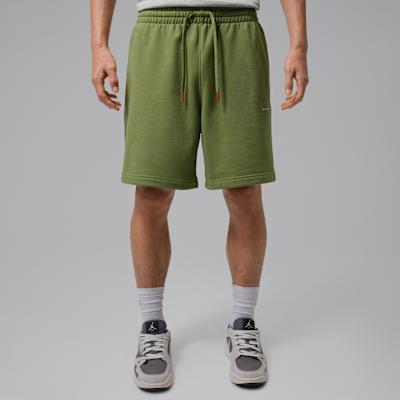 Jordan Flight Fleece Casual Shorts Heren Buiten Groen Matig 2XL
