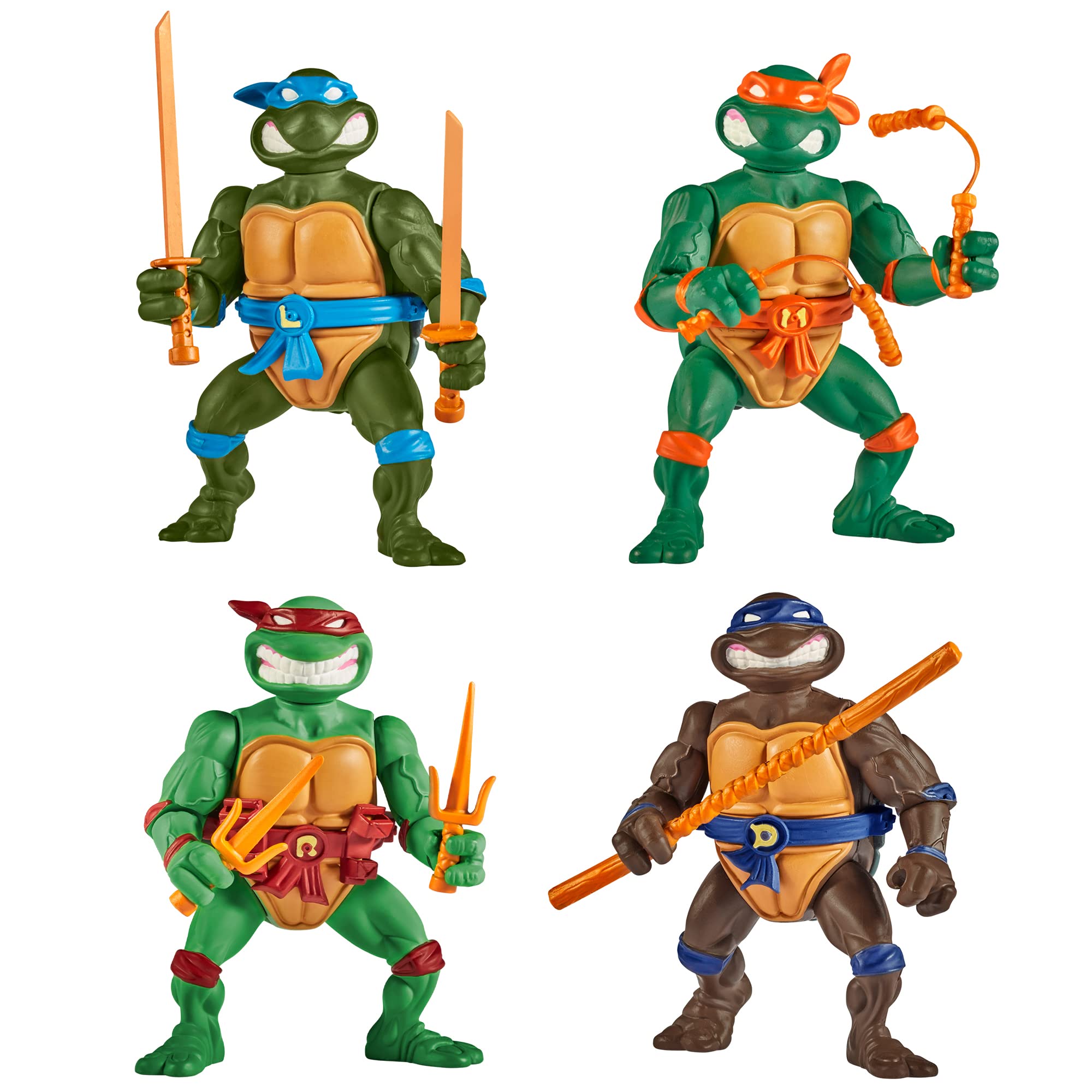 

Teenage Mutant Ninja Turtles Playmates Toys Teenage Mutant Ninja Turtles Classic 4-Inch Turtles 4-Pack Figure Set 81324