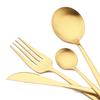 6/30Pcs Matte Black Cutlery Set Stainless Steel Knife Fork Spoon Dinnerware Flatware Kitchen Tableware Set Party Hotel Supply