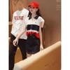 Women's 2025 Polo Collar Contrast Ice Silk Sleeveless Knit Top