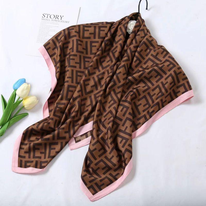 Versatile Shawl Animal Print Black And White Simple Large Square Scarf 90 * 90Cm Simulated Silk Twill Silk Women'S Silk Scarf