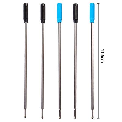 10 Adet/grup Dönen Metal Kalem Dolum Özel Tükenmez Kalem Dolum Çubuk Kartuşu