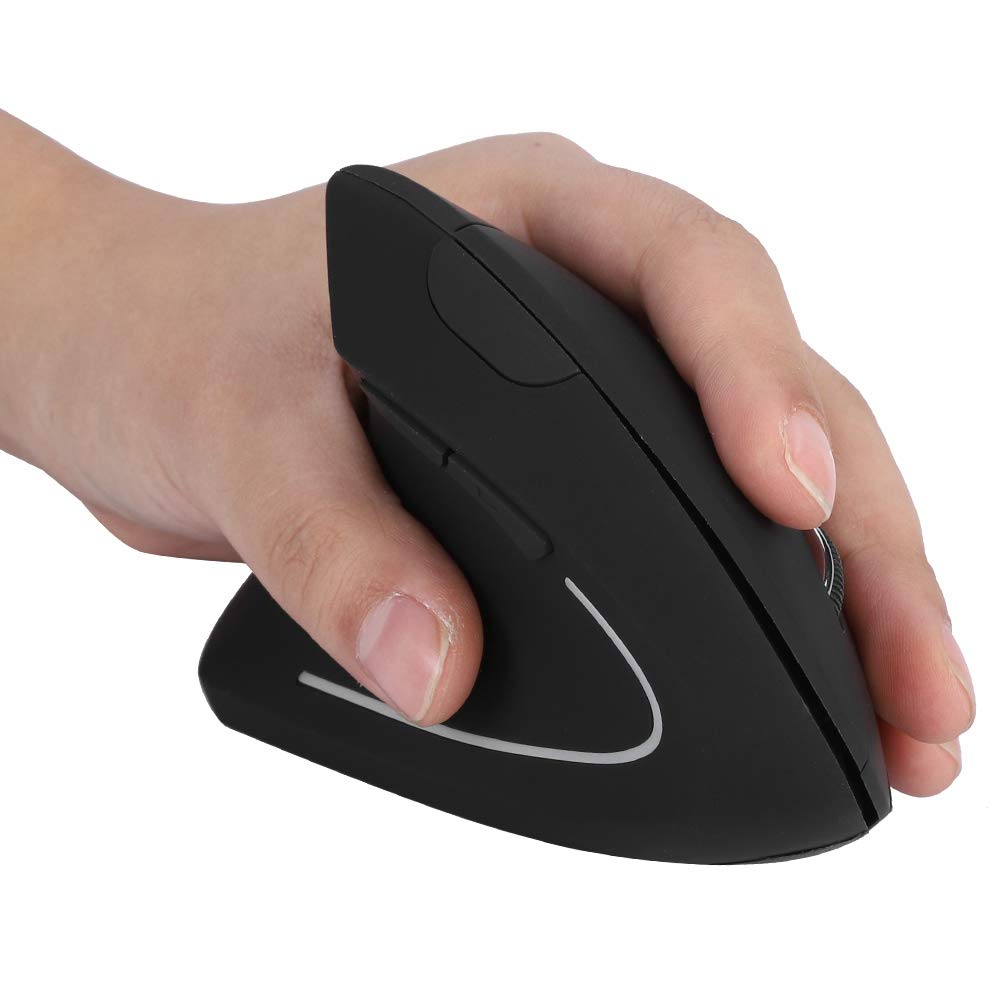 Left-Handed Optical Mouse, 2.4GHz Wireless, Colorful Lights, Ergonomic Design, Plug and Play, Easy To Use