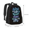 If I Can't Take My Book , I'm Not Going 3d Print Design Backpack Student Bag Books Bookish Bookworm Shelfie Love Reading