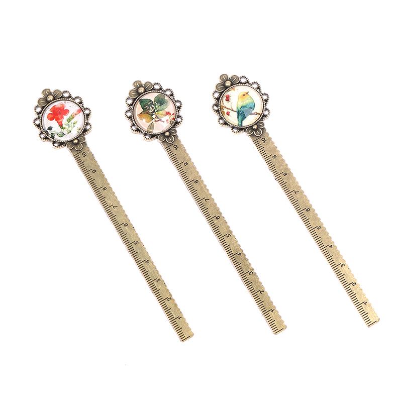 Buy Vintage Metal Ruler For Needlework Measuring Tool Diy Handmade ...