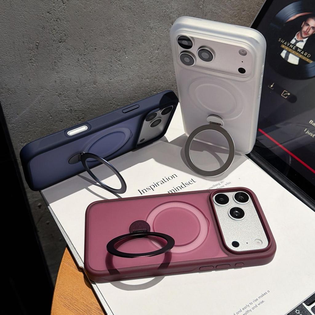 Applicable To iPhone11ProMax Matte Skin Feeling Mobile Phone Case 111 Rotating Magnetic Suction Bracket Apple 11 Protective Case