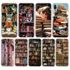 Read Books Illustration Reading Silicon Phone Case For Xiaomi Redmi Note 10 9S 9 8T 8 Pro 7 5 9T Mi 12T 11T 10T 12 11 Lite 11i A