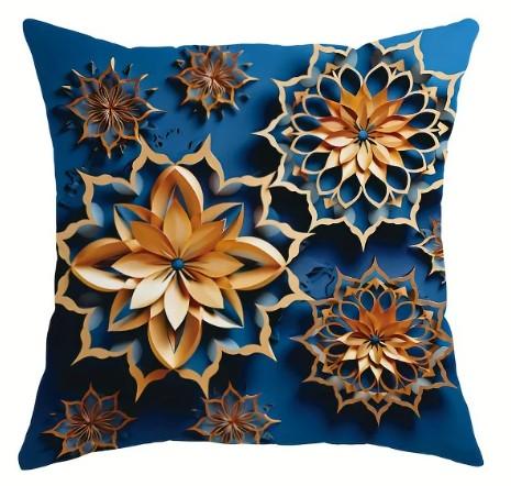 Multi-size Islamic Art Pattern Design Printed Pillowcase Eid Mubarak Decoration Cushion Pillow Case High Quality Home Ornaments