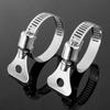 Stainless Steel Water Hose Gun Connector with Handle and Pipe Clamp