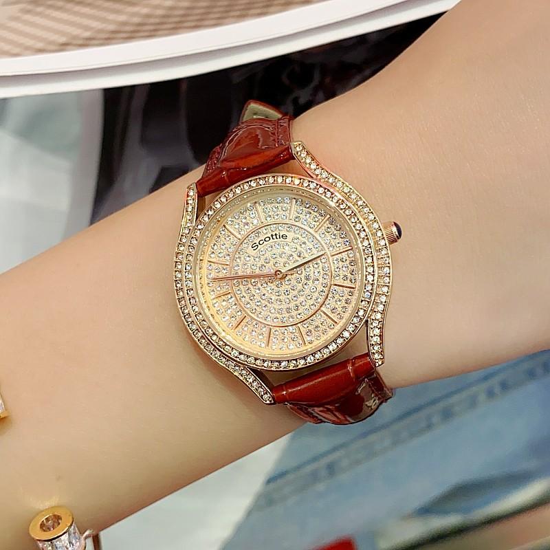 Diamond Watch Women S Personality Fashion Gypsy Watch Femininity Small Dial Wind Leather Strap