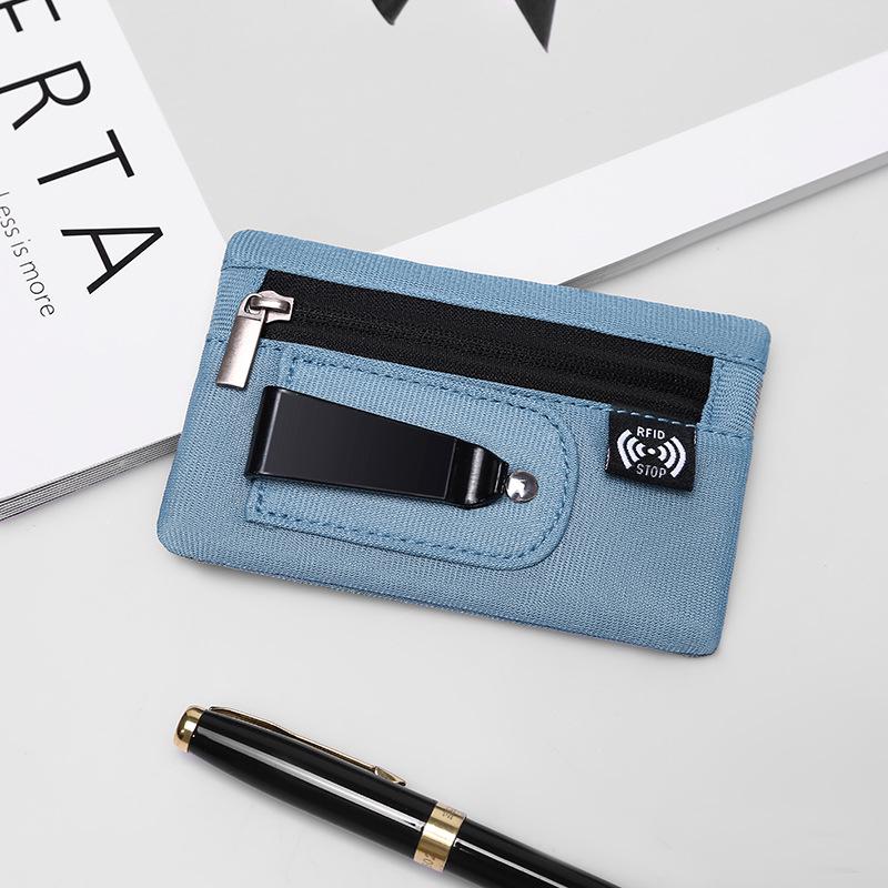 RFID Anti-Theft Waist Bag: Hidden Coin Purse & Card Holder for Outdoor Travel