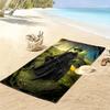 Wicked Print Beach Towel, Large Soft Quick Dry Towel for Beach Camping Swimming