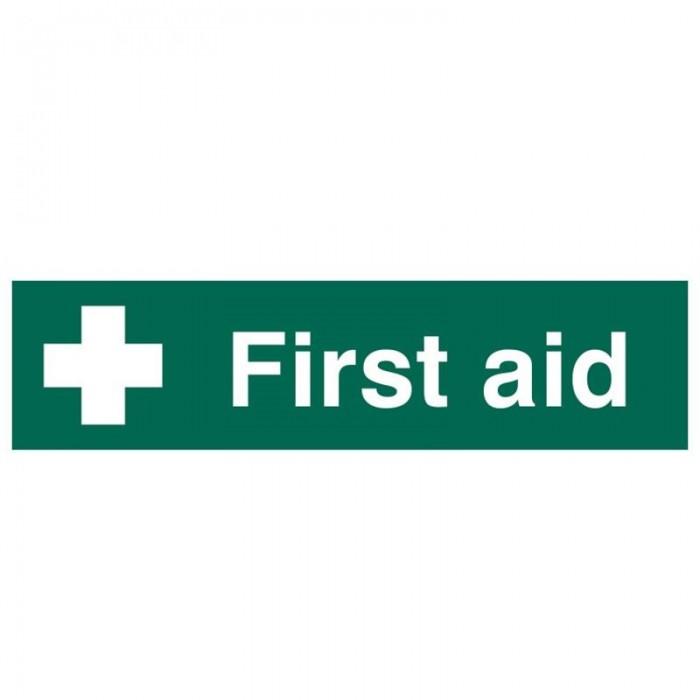 Scan First Aid - Pvc Sign 200 X 50mm