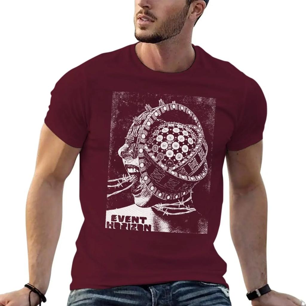 Event Horizon T-shirt Summer Top Sweat Oversized T Shirts for Men