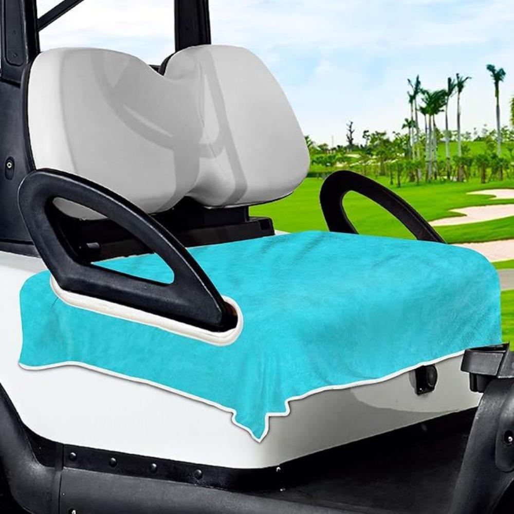 Keeps Seats Dry Golf Cart Seat Towel Blanket Comfortable Golf Cart Accessories  for 2/4-seats Cart