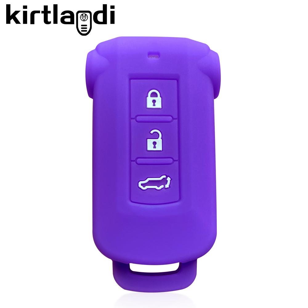 Kirtlandi For Mitsubishi Delica D5 Car Key Cover Case For Mitsubishi Outlander 2014 Pajero Delica Key Chains Car Accessories Bag