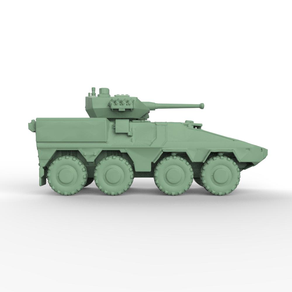 SSMODEL 1/200 Model Kit German PĖSTININKŲ KOVOS MAŠINA VILKAS Light Tank