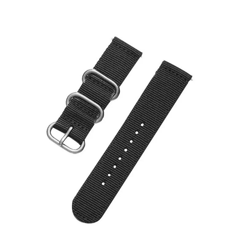 Cinturino in nylon per orologio da 18 mm 20 mm 22 mm 24 mm Per Samsung Galaxy watch 3 4 5 pro 46 mm 42 mm Active2 Amazfit Bip S3 frontier Cinturino sportivo