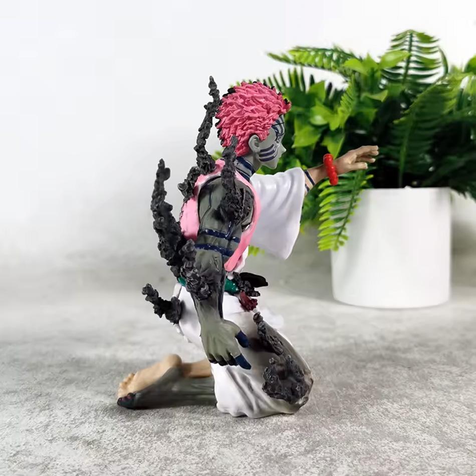 New 13cm Demon Slayer Akaza Hakuji Anime Figure Model Doll Action Figurine Pvc Decoration Peripheral Desktop Ornament Toy