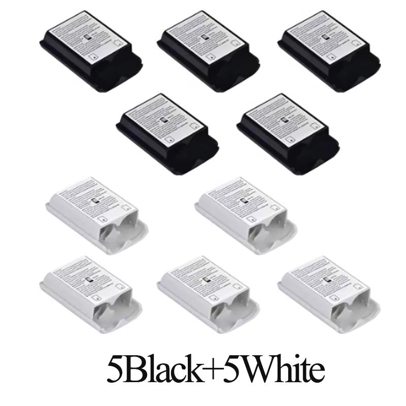 1-10PCS For Xbox 360 Plastic Wireless Controller Battery Cover with Sticker Battery Pack Cover Shell Game Accessories